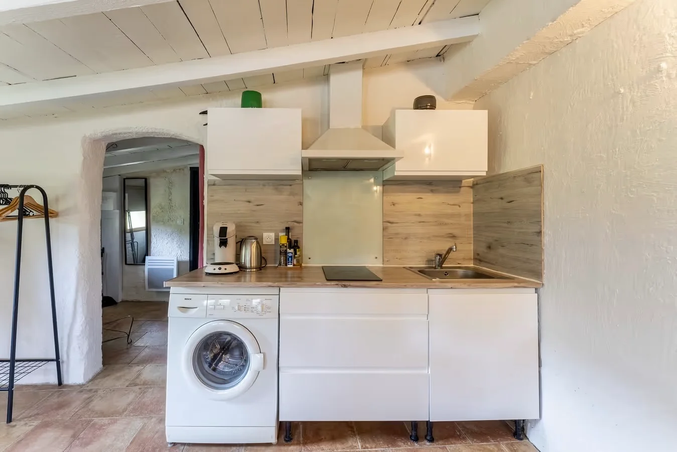 Kitchenette équipée du studio